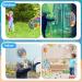 Dioju Dart Board for Kids - Double Sided Dartboard with 12 Sticky Balls | Indoor Outdoor Sport Toys for Boys & Girls | Target Action Game for Ages 3-12 | Perfect Birthday Party Gift - Buy Online on SooperMarket.com