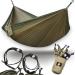 Legit Camping Hammock - Hammocks - 2 Person Hammock - Tree Hammock - Double Hammock - Portable Hammock - Outdoor Hammock - Hammock - Travel Hammock - Hammocks for Outside - Heavy Duty Hammock Army Green/Khaki