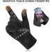 Cierto Winter Gloves - Unisex Cold Weather Stretchy Knit Thermal Touch Screen Gloves | Windproof Smart Phone Touchscreen Warm Gloves for Driving Running Cycling Hiking - Black - Buy Online on SooperMarket.com