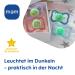 MAM Air Night Silicone Pacifier Set for 6-16 Months - Tooth-Friendly Lightweight and Includes Pacifier Box - Bear & Trees Design - Buy Online on SooperMarket.com