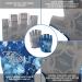 Palmyth Stubby UV Fishing Gloves UPF 50+ for Men Women - Sun Protection Fingerless Glove for Kayaking, Paddling, Canoeing, Rowing, Driving - Blue Camo, Medium - Buy Online on SooperMarket.com