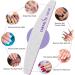 Canvalite 10 PCS Nail File Set - Professional Reusable Double Sided Emery Board (100/180 Grit) - Nail Styling Tools for Home and Salon - Half Moon Shape - 10 Count - Buy Online on SooperMarket.com
