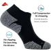 CWVLC Unisex Cushioned Compression Athletic Ankle Socks 6-Pack - Black, Charcoal, Royal - Large Size - Buy Online on SooperMarket.com