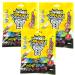 Brain Blasterz Super Sour Chew Bars Sweets Suitable for Vegans and Halal - 3x Packs 90g - 54 Chews