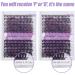 Individual Lashes 240PCS Cluster Lashes Extension D Curl 0.07mm 30D/40D Mixed 16-20mm Wide Stem RR-16-20mm - Buy Online on SooperMarket.com