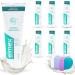 Elmex Sensitive Professional Toothpaste 75 ml pack of 6 (6 x 75 ml) and Celexqua Toothbrush Cap 75 ml (pack of 6)