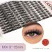 3D Fake Lashes Set - Individual False Eyelashes with Eyelash Glue and Tweezers for Beginners Reusable - Buy Online on SooperMarket.com