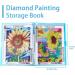 TTPOLONG A3 Diamond Painting Storage Book - Blue Diamond Art Portfolio with 30 Clear Plastic Sleeves - 16.8X12.5 Inch Organizer for Diamond Painting Supplies - Buy Online on SooperMarket.com