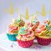 Arthsdite 24Pcs Unicorn Horn Cupcake Toppers Gold Glitter Unicorn Cupcake Picks for Unicorn Theme Baby Shower Birthday Wedding Engagement Party Cake Decorations Supplies - Gold Glitter - Buy Online on SooperMarket.com