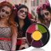 CCbeauty Halloween SFX Makeup Kit - Bruise Wheel, Scar Wax, Coagulated Blood Gel, Stipple Sponge, Spatula Tool - 6 Colors for Special Effects Costume Makeup - Buy Online on SooperMarket.com