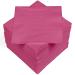 HEKU 100 single-colored napkins 3-layer 33x33cm i Uniform quality for events & gastronomy I practical 5-pack I highly absorbent and stylish pink