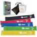 Limm Resistance Loop Exercise Bands - Set of 5 Stretch Bands for Working Out with Instruction Guide & Carry Bag - Elastic Band for Home Workout & Physical Therapy for Women and Men Latex Multicolor Set of 5