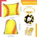 148 Pcs Softball Gifts for Girls - Party Favors Set with Drawstring Backpack, Cosmetic Bag, Scrunchies, Hair Bracelets, Stickers - Perfect for Softball Birthday Decorations - Buy Online on SooperMarket.com