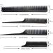 10PCS Black Hair Comb Set - Professional Salon Styling Comb for Women Men Kids | Anti-Static Barbers Brush Combs - Buy Online on SooperMarket.com