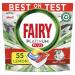 Fairy Platinum Plus All-in-One Dishwasher Tablets Bulk Lemon 55 Tablets