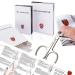 Buy Premium 8-Piece Manicure Set for Men | Three Swords Nail Care Set in Real Leather Case - Includes Beard Scissors Nail Clippers Tweezers & More - Black - Buy Online on SooperMarket.com