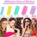 30-Piece Self-Grip Plastic Hair Rollers Set - DIY Hair Curlers for Hairdressing, Salon & Barber Use (5 Sizes) - Buy Online on SooperMarket.com