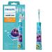 Philips Sonicare for Kids 3+ Bluetooth Connected Rechargeable Electric Power Toothbrush, Interactive for Better Brushing, Turquoise, HX6321/02