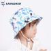 LANGZHEN Baby Girls Beach Sun Hat Wide Brim with Chin Strap, 4-8 Years - Multicolor Dinosaurs - Buy Online on SooperMarket.com