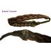 Buy WIG ME UP CXT-005-006 Braided Hairband Headband - Clip-In 2cm Wide Brown Braid for Traditional Costumes | International Shipping Available - Buy Online on SooperMarket.com