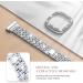 Goton Women's Bling Diamond Brick Design Band & Bumper Case for Fitbit Versa 3/Sense (Silver) - Buy Online on SooperMarket.com