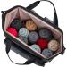 HOMEST Knitting Bag Backpack - Large Yarn Holder with Custom Front Pocket - Black - Buy Online on SooperMarket.com
