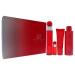 Perry Ellis 360 Red 3.4oz EDT Spray 6oz Body Spray 3oz Shower Gel 7.5ml EDT Spray Men 4 Pc Gift Set - Buy Online on SooperMarket.com