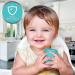 Silicone Baby Sippy Cup for First Stage Training | Feeding Specialist Designed | 3 Months+ | 3 OZ | Blue - Buy Online on SooperMarket.com