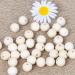 300pcs 20mm Natural Unfinished Round Wood Beads | Wooden Spacer Beads for DIY Crafts - Buy Online on SooperMarket.com