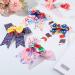 4 Pcs Alphabet Hair Bow Alligator Clips for Girls - Grosgrain Ribbon Hairbows | Kindergarten Back to School Hair Accessories - Buy Online on SooperMarket.com