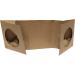 Dezi & Roo Hide and Sneak Collapsible Paper Tunnel: Interactive Cat Toy for Enrichment - Buy Online on SooperMarket.com