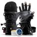 The Heat Company - Heat 3 Smart - The Gloves Innovation - Gloves & F ustlings In one: F ustling Simply folding down - Human Winter & Women Ski glove winter sports black 6 |Ladies S