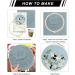 Lukinbox Embroidery Starter Kit for Beginners - 3 Cross Stitch Sets with Cute Bees and Flowers Patterns, Hoop, Threads, Needles & Instructions - Buy Online on SooperMarket.com