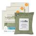 MOSO NATURAL Air Purifying Bag 200g (3 Pack). A Scent Free Odor Eliminator for Cars, Closets, Bathrooms, Pet Areas. Premium Moso Bamboo Charcoal Odor Absorber. (Green)