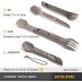 UCO Switch Spork 2-Piece Camping Utensil Set - Sandstone | Lightweight & Integrated Design - Buy Online on SooperMarket.com