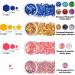 Veroa 12 Colors Chunky Glitter Set for Face, Body, and Hair - Festivals, Parties, Raves - Bright Festive Accessories (5g*12PCS) - Buy Online on SooperMarket.com