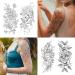Celaza Temporary Tattoos for Women - 275 Styles of Long-Lasting Fake Tattoo Stickers - Sexy Black Henna Tatuajes Temporales - 61 Sheets - Buy Online on SooperMarket.com
