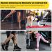 GYMERK Foot Loops Cable Pull - 2pcs Comfortable 7mm Padding Elastic Kickbacks for Men & Women - Black - Buy Online on SooperMarket.com