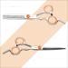 Effy Professional Hair Scissors Set | Best Hair Cutting Scissors for Men Women & Dogs | High-Quality Orange Hairdresser Tools - Buy Online on SooperMarket.com