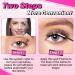 PRO Self Adhesive Eyelashes Kit - 120pcs Press On Lashes Lash Fixative & Remover Easy Home Application | Velvety D-10-18mix Eyelash Extension Set - Buy Online on SooperMarket.com