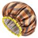Buy Mikimini 2-Pack Waterproof Shower Hoods - Stylish & Reusable for Women Men Girls & Children | Golden Stripes Design - Buy Online on SooperMarket.com
