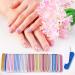 JSRQT 100 Mini Nail Files Glitter Nail File Set Nail Files for Natural Nails Double Sided Emery Board Nail Filer Professional Mini Nail Files Bulk for Acrylic Fake Nails Manicure Tool (5 Colors) - Buy Online on SooperMarket.com