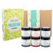 Rimoco gift set "Palestine" - Set Content: Palestine Das cookbook Zatar 50g Pul Biber 70G Piment 45g Ceylon cinnamon 50g cumin 50g sumach 60g set: "Palestina"