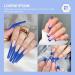 Saviland French Gel Nail Polish - 10ML Blue U V LED Soak Off Quick French Manicure DIY Gel Polish - 0.34 Fl Oz - Buy Online on SooperMarket.com