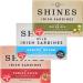 Shines Tinned Irish Sardines in Olive Oil Tomato Sauce and Spring Water - Pilchards - 3x 106g Cans