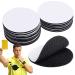 12 Pairs Referee Patch Hook and Loop Dots 3 Inch Self Sticky Circle Hook and Loop Round Adhesive Loop Tape Double Sided Hook and Loop Fasteners for Home Office School Wall Decor Tool Hanging