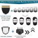 Hatteker Men's Cordless Hair Clipper & Beard Trimmer Kit - Waterproof, Professional Grooming Tool with LED Display - USB Rechargeable - 4 in 1 - Buy Online on SooperMarket.com