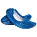 Winning podium gymnastics shoes glitter (size 24 - 40) gymnasium for girls & boys - ballet shoes breathable & non -slip - slippers 24 EU blue