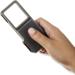 Carson PO-25 MiniBrite LED Lighted Pocket 3x Magnifier | Grey | Built-in Sliding Lens Cover | 2.0 x 0.6 x 4.5 inches - Buy Online on SooperMarket.com