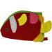 Colorful Fish Glove Washcloth and Loofah Set - Ideal for Kids and Adults Bath/Shower - Assorted Colors - Wholesale Bulk Lot - Buy Online on SooperMarket.com